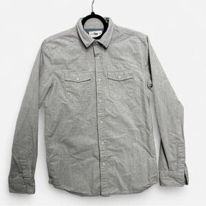 Men's Performance Button Down Shirt Minimalist Preppy Workwear Casual S/Small